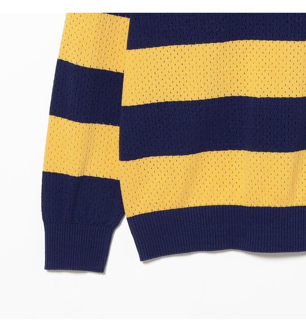 BEAMS PLUS「Crew Rugger Stripe」|ニット・セーター|