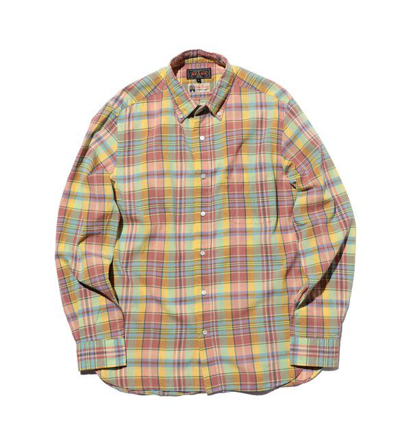 BEAMS PLUS「B.D. Madras」|シャツ・ブラウス|YELLOW