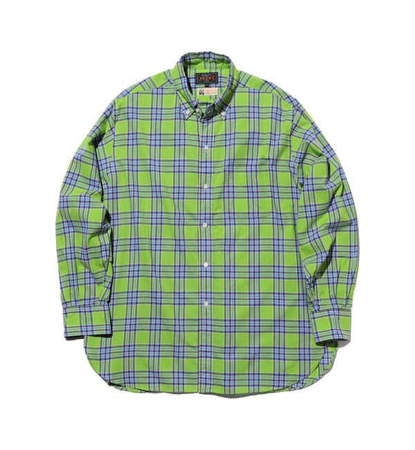 BEAMS PLUS「B.D. Classic-fit Super Madras」|シャツ・ブラウス|