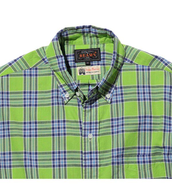 BEAMS PLUS「B.D. Classic-fit Super Madras」|シャツ・ブラウス|