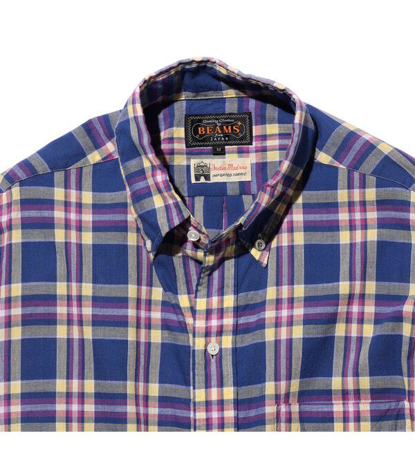 BEAMS PLUS「B.D. Classic-fit Super Madras」|シャツ・ブラウス|