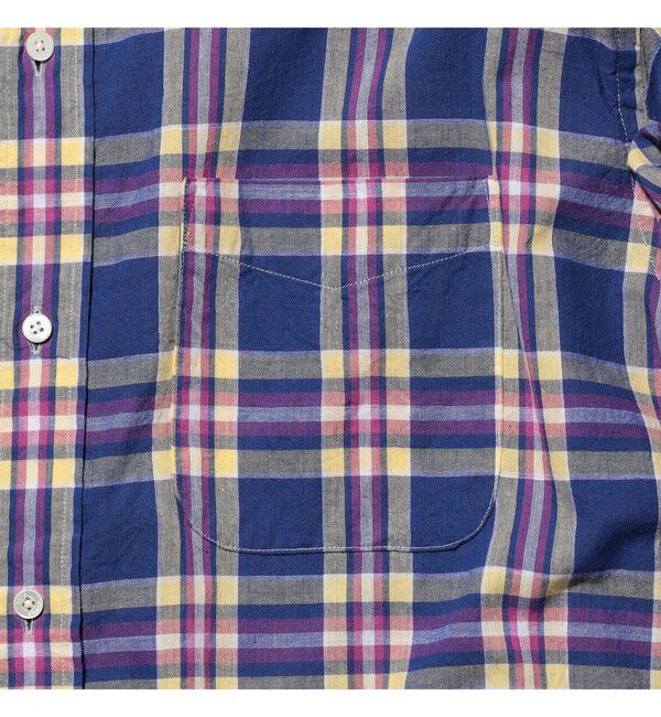 BEAMS PLUS「B.D. Classic-fit Super Madras」|シャツ・ブラウス|