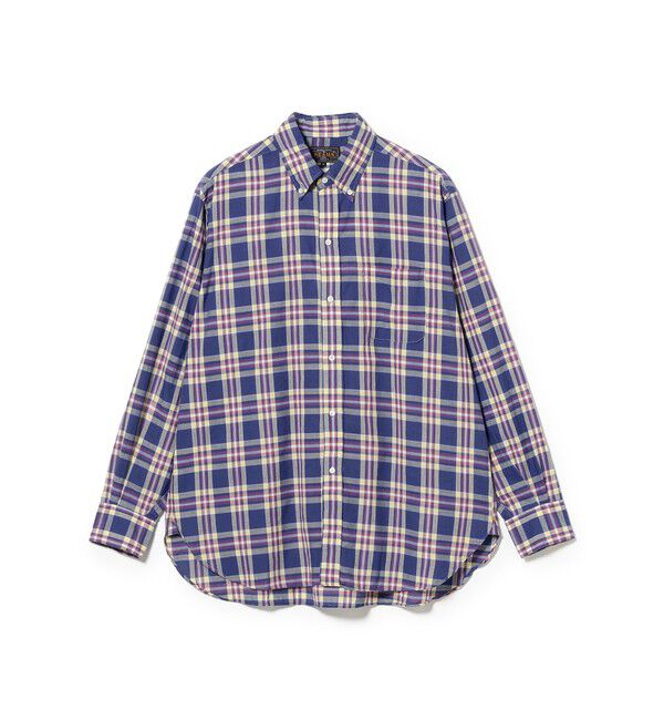 BEAMS PLUS「B.D. Classic-fit Super Madras」|シャツ・ブラウス|