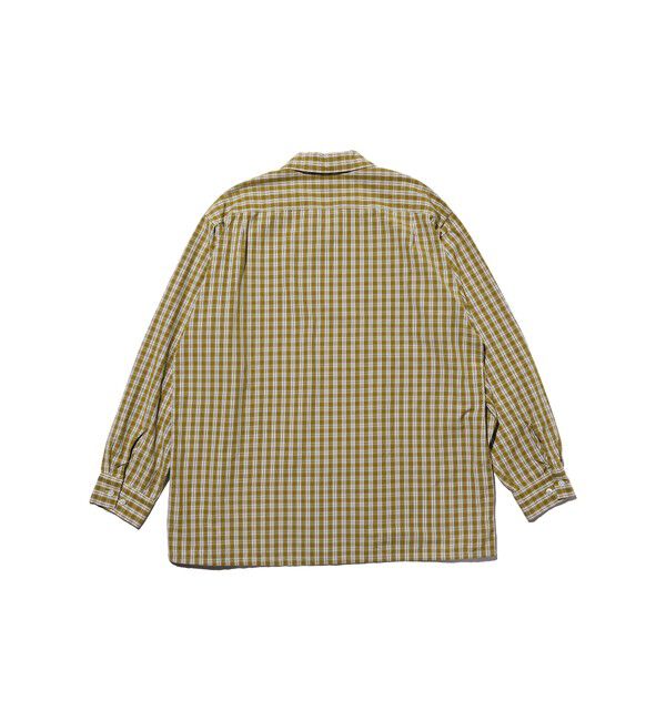 BEAMS PLUS「Open Collar 80/2 Madras」|シャツ・ブラウス|