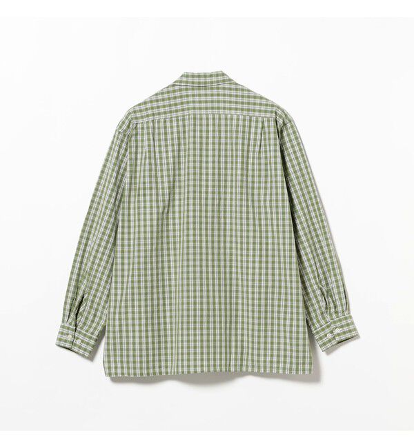 BEAMS PLUS「Open Collar 80/2 Madras」|シャツ・ブラウス|