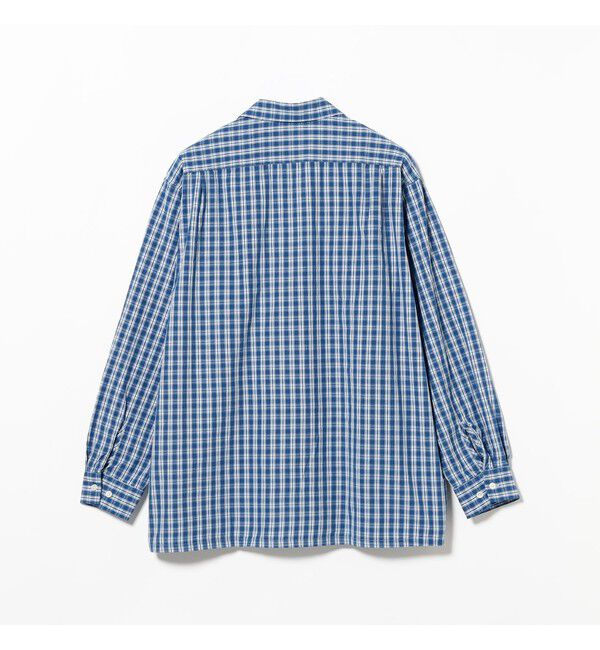 BEAMS PLUS「Open Collar 80/2 Madras」|シャツ・ブラウス|