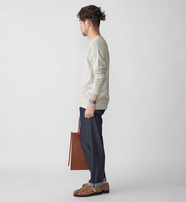 SHIPS「SHIPS: 抗菌・防臭 NANO-FINE(R) ハイゲージ クルーネック Tシャツ (ロンT)」|Tシャツ・カットソー|