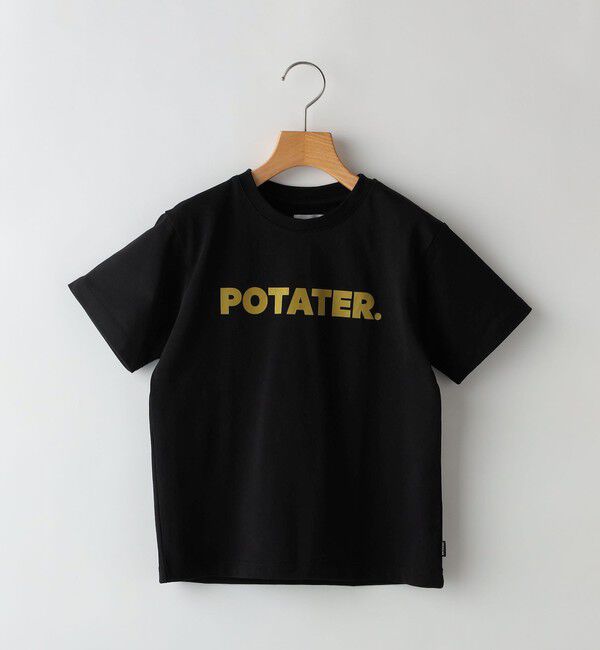 SHIPS KIDS「ARCH&LINE:110～145cm / オーガニック コットン TEE」|Tシャツ・カットソー|ブラック