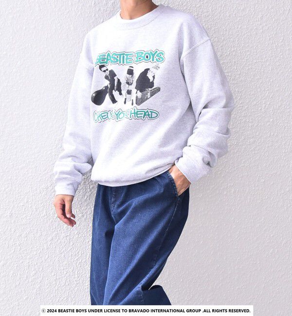 SHIPS any「GOOD ROCK SPEED: ミュージック グラフィック プリント バンド スウェット」|Tシャツ・カットソー|グレー