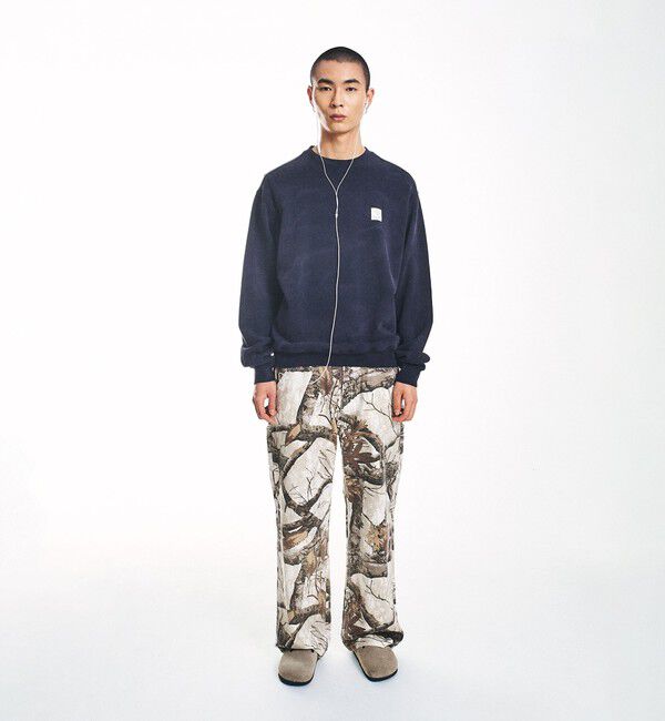 SHIPS「City Ambient Products: フロスト フェード スクエアロゴ スウェット」|スウェット・ジャージ|