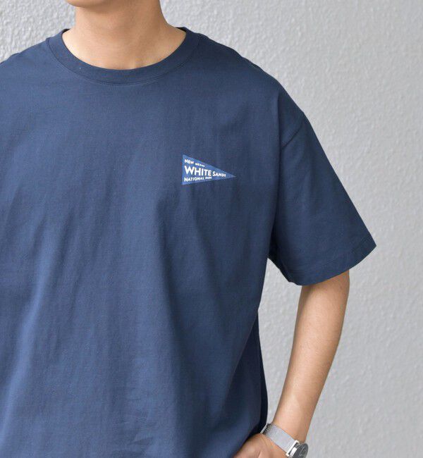 SHIPS any「【WEB限定】SHIPS any: NATIONAL PARK ヴィンテージライク ワンポイント プリント Tシャツ◇」|Tシャツ・カットソー|