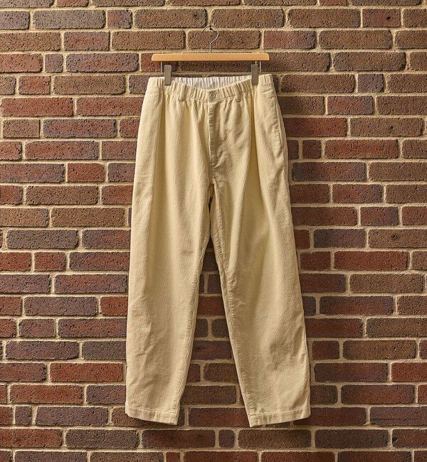 SHIPS「SHIPS: AUTHENTIC コーデュロイ イージー パンツ」|チノ|オフホワイト