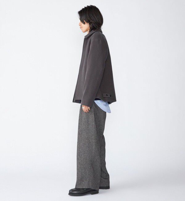 SHIPS「SHIPS: メルトン ジップ ブルゾン」|ブルゾン・スタジャン|