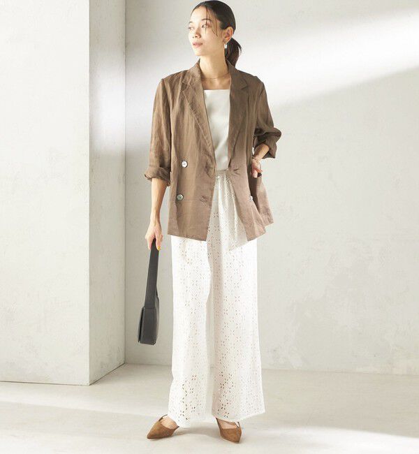 SHIPS for women「《予約》〈手洗い可能〉ラミー 4 ジャケット 26SS」|テーラードジャケット|