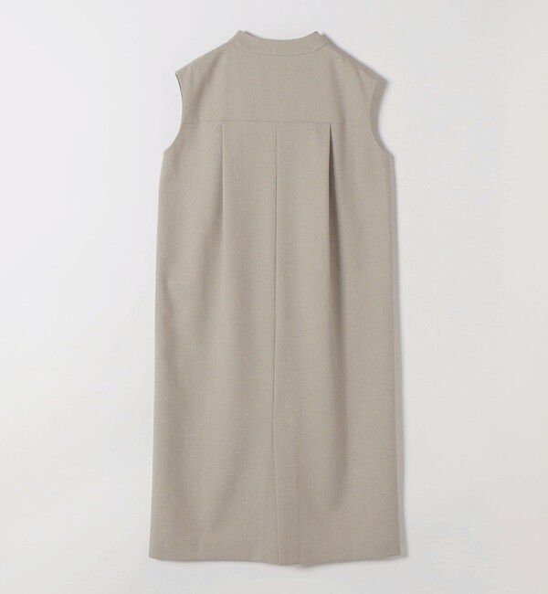 SHIPS any「SHIPS any:〈洗濯機可能〉シャーク Vネック Iライン ロング ワンピース」|ワンピース|