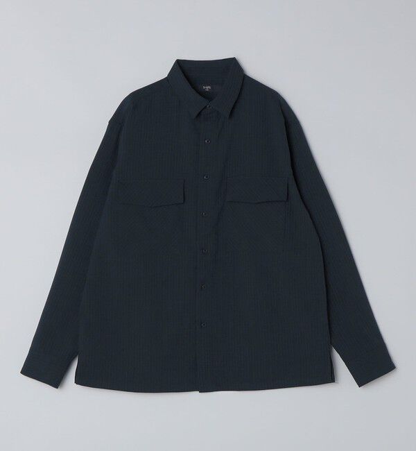 SHIPS Colors 「SHIPS Colors:〈吸水速乾・洗濯機可能〉ウーリー ボックス シャツ」|シャツ・ブラウス|