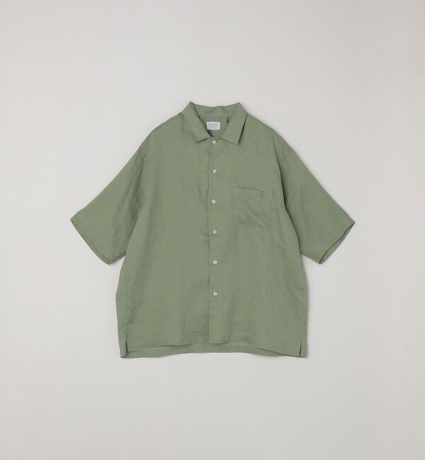 SHIPS any「SHIPS any:〈洗濯機可能〉ピュアリネン リラックス オープンカラー シャツ◆」|シャツ・ブラウス|