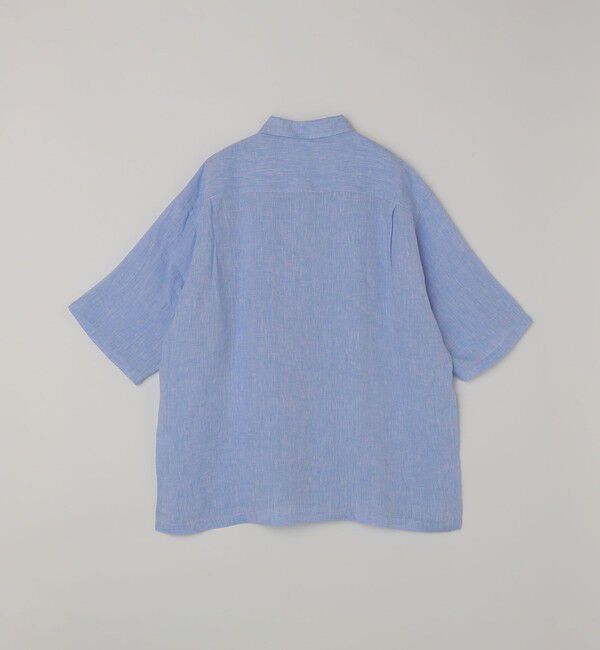 SHIPS any「SHIPS any:〈洗濯機可能〉ピュアリネン リラックス オープンカラー シャツ◆」|シャツ・ブラウス|