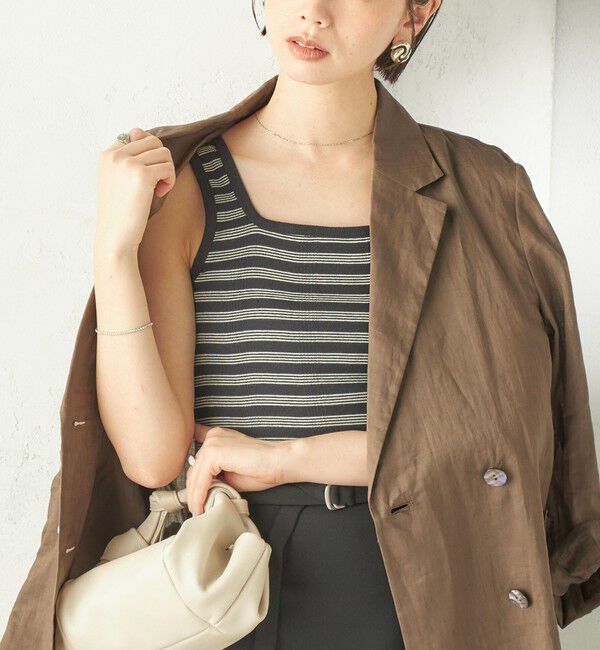 SHIPS for women「《予約》【SHIPS別注】miller: 2パック 2WAY タンクトップ」|タンクトップ|ホワイト