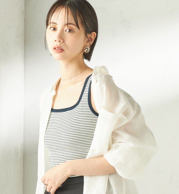 SHIPS for women「《予約》【SHIPS別注】miller: 2パック 2WAY タンクトップ」|タンクトップ|