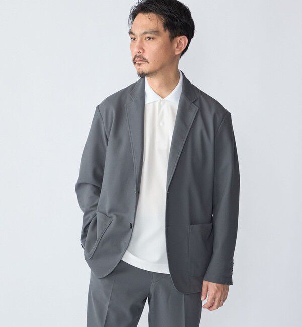 SHIPS「SHIPS:〈洗濯機可能〉FIELD SENSOR(R) ショート スリーブ ポロシャツ(セットアップ対応)」|Tシャツ・カットソー|