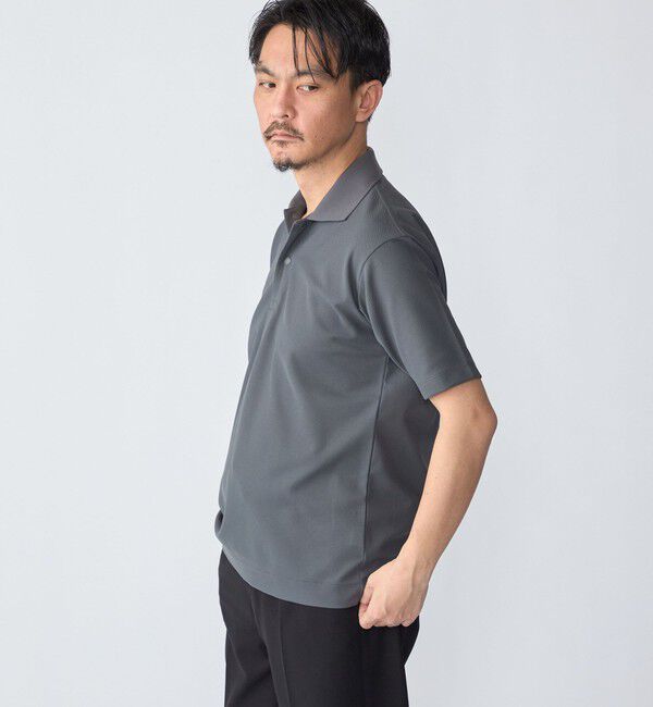 SHIPS「SHIPS:〈洗濯機可能〉FIELD SENSOR(R) ショート スリーブ ポロシャツ(セットアップ対応)」|Tシャツ・カットソー|