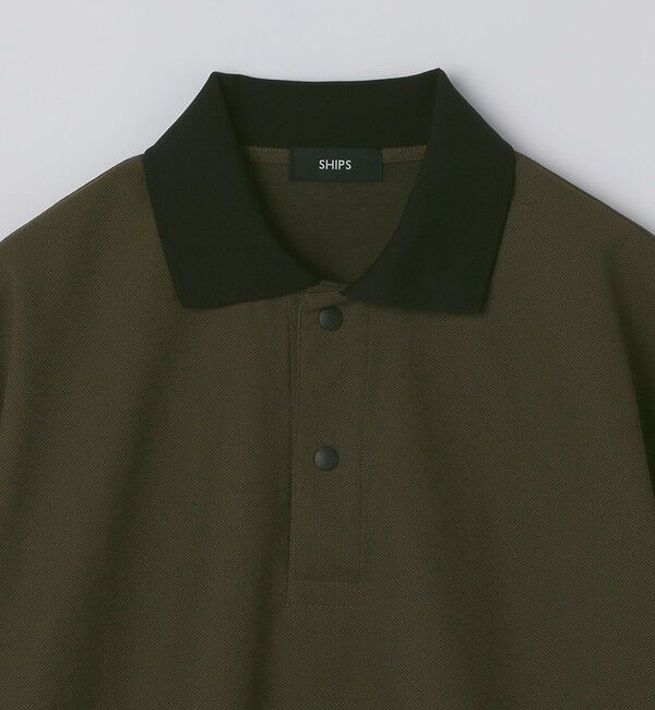 SHIPS「SHIPS:〈洗濯機可能〉FIELD SENSOR(R) ショート スリーブ ポロシャツ(セットアップ対応)」|Tシャツ・カットソー|