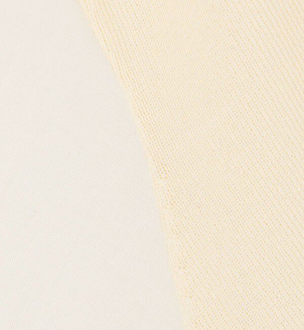 Ballsey「ファブリックコンビ パフスリーブプルオーバー」|ニット・セーター|