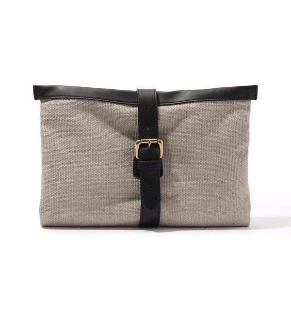 TOMORROWLAND GOODS「SegeN ファブリックコンビ ポーチ」|その他|42 ライトベージュ系