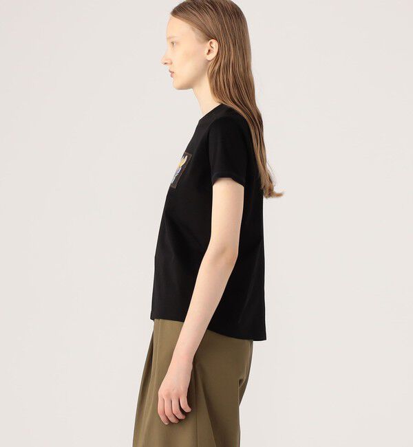 CABaN「スビンコットン ELEPHANTグラデーションプリントTシャツ」|Tシャツ・カットソー|