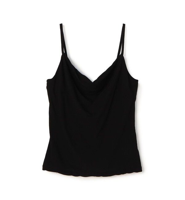 JAMES PERSE「コットンジャージー フロントドレープキャミソール WHGF3965」|キャミソール|19 ブラック