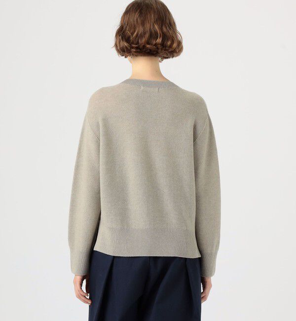 GALERIE VIE「カシミヤコットン クルーネックプルオーバー」|ニット・セーター|