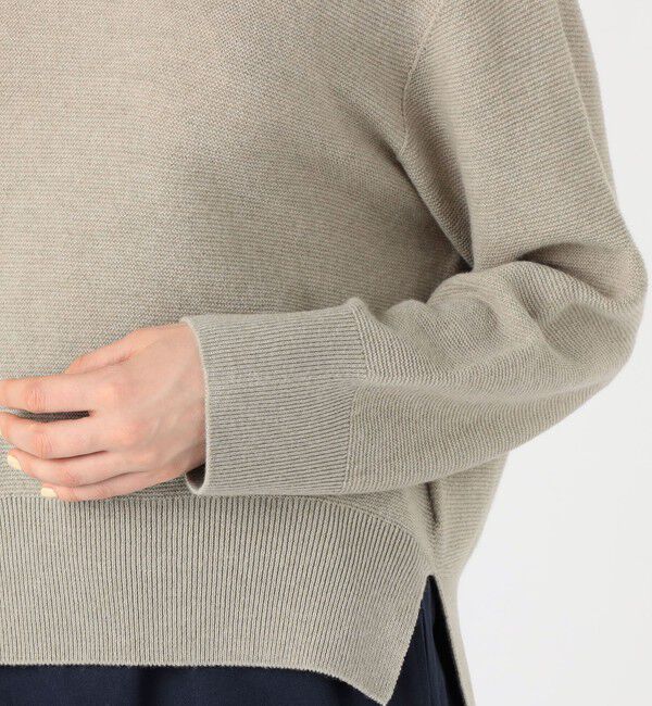 GALERIE VIE「カシミヤコットン クルーネックプルオーバー」|ニット・セーター|