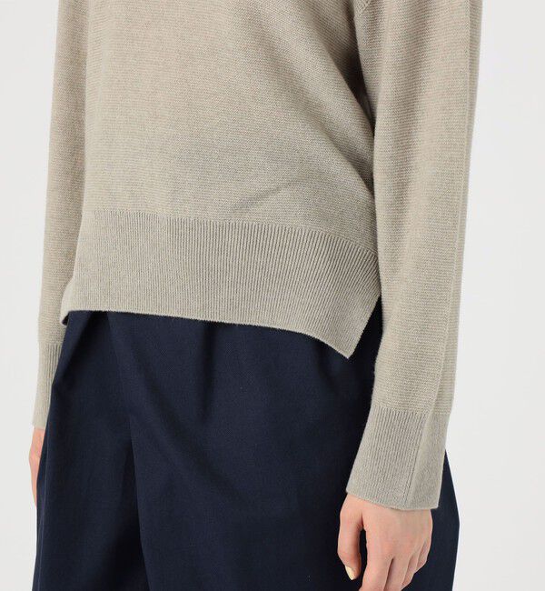 GALERIE VIE「カシミヤコットン クルーネックプルオーバー」|ニット・セーター|