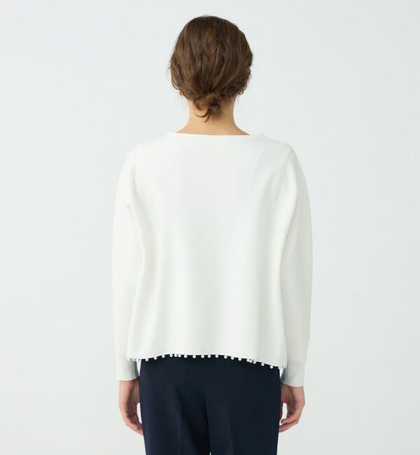 Ballsey「パンチングパール ワイドプルオーバー」|ニット・セーター|