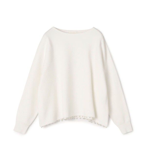 Ballsey「パンチングパール ワイドプルオーバー」|ニット・セーター|