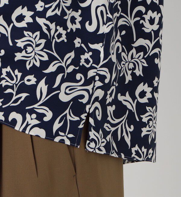 TOMORROWLAND BUYING WEAR「ERRICO FORMICOLA セルロースプリント オープンカラー ロングスリーブシャツ」|シャツ・ブラウス|