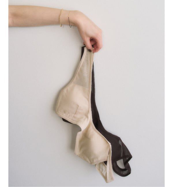 Plage「MY_tulle ブラ」|インナー|ベージュ