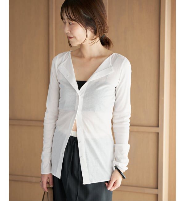 Plage「《予約》C/Cuナノシア 2way ロンT」|Tシャツ・カットソー|