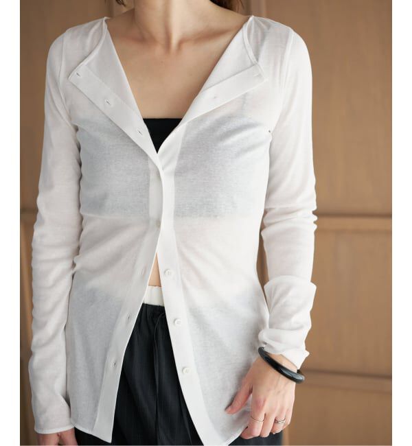 Plage「《予約》C/Cuナノシア 2way ロンT」|Tシャツ・カットソー|