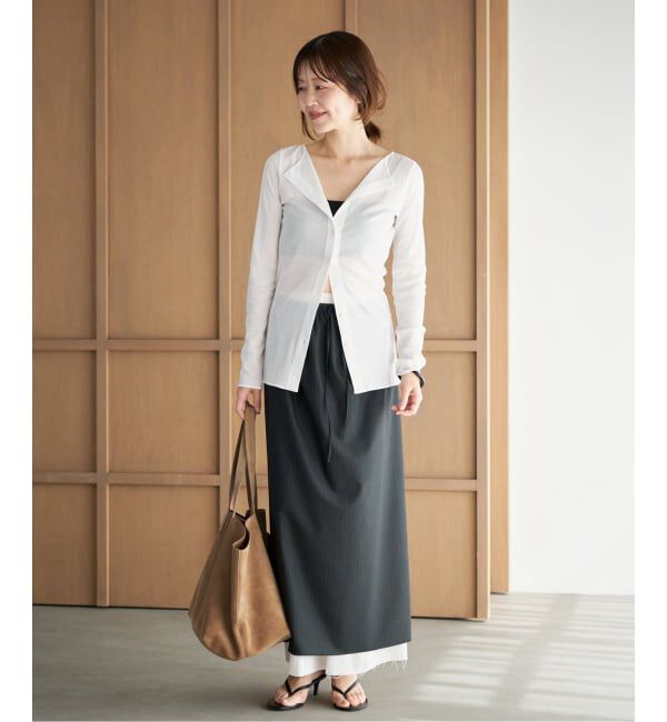 Plage「《予約》C/Cuナノシア 2way ロンT」|Tシャツ・カットソー|