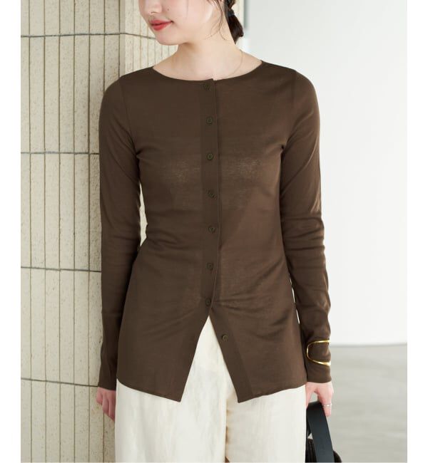 Plage「《予約》C/Cuナノシア 2way ロンT」|Tシャツ・カットソー|