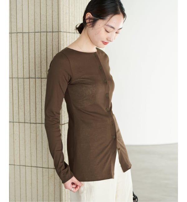 Plage「《予約》C/Cuナノシア 2way ロンT」|Tシャツ・カットソー|