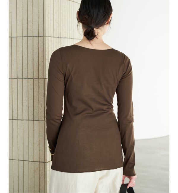Plage「《予約》C/Cuナノシア 2way ロンT」|Tシャツ・カットソー|
