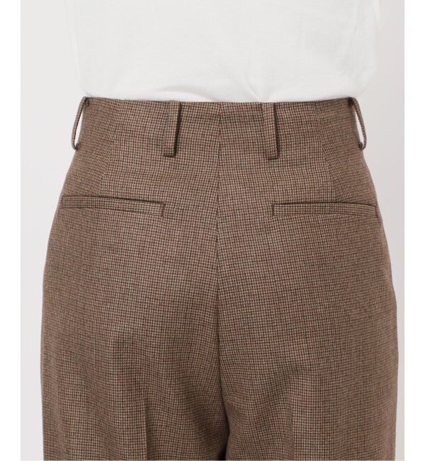 IENA「ガンクラブチェックパンツ」|スラックス|