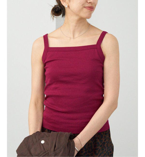 IENA「FLORE FLORE/フローレフローレ MAY CAMI キャミソール」|キャミソール|ピンク B