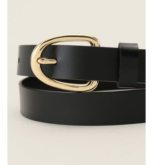 SLOBE IENA「《追加4》SLOBE ラウンドバックルレザーベルト」|ベルト|