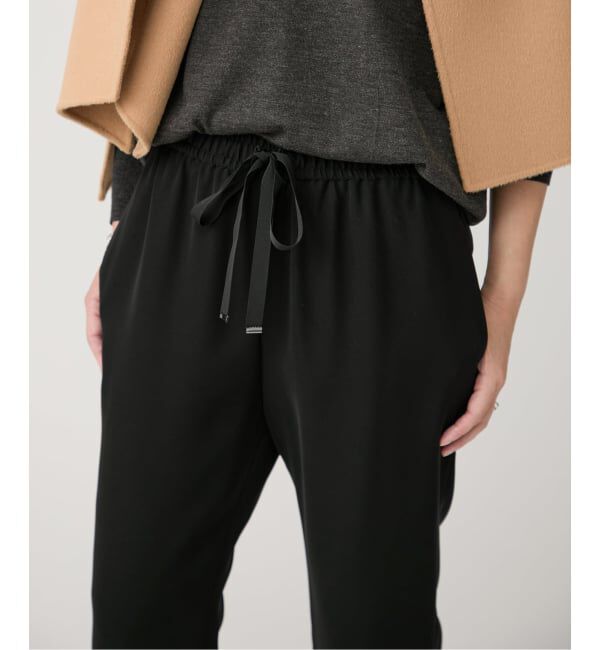 VERMEIL par iena「《追加3》ツイルストレッチスリムパンツ」|スラックス|