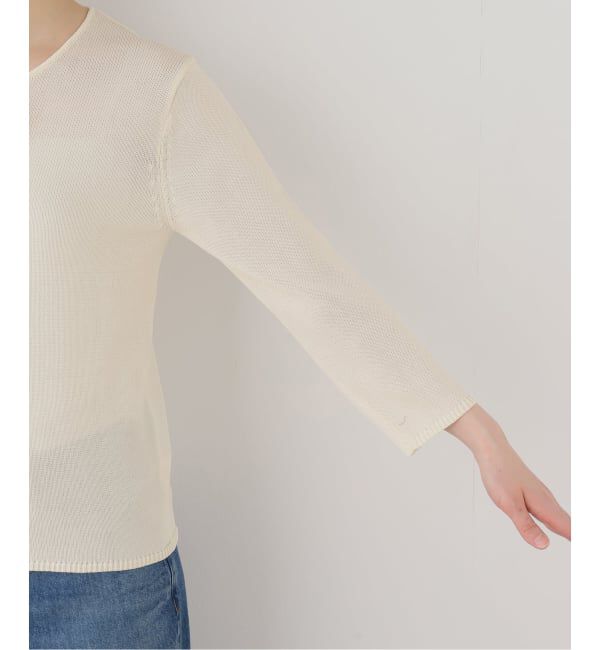 IENA「レースアップ プルオーバー」|ニット・セーター|