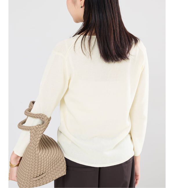 IENA「レースアップ プルオーバー」|ニット・セーター|